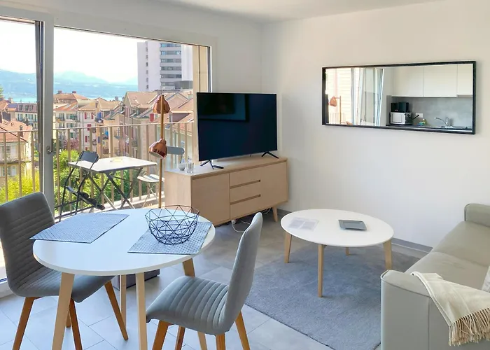 Modern In The Heart Of Apartman Lausanne